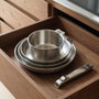Pyrex Cazo con Tapa Infinity de 20cm en Acero Inoxidable