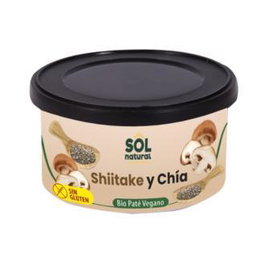 SOLNATURAL Paté de Shiitake y Chía Bio Vegano 125Gr