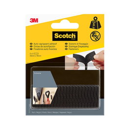 Scotch Tira Autofijación Extreme Negra 25x76mm Máx 5kg 2 Unidades