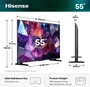 Hisense 55E7S PRO Smart TV QLED 4K 55 pulgadas 144Hz