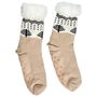 Sensly Calcetines Dibujo Abeto Antideslizantes Forro Borreguito Talla 39/42