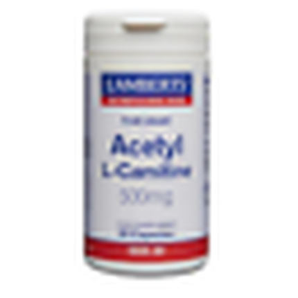LAMBERTS L-Acetil Carnitina 500 mg 60 cápsulas
