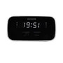 Aiwa CRU-19BK Reloj Despertador con Radio FM y Doble Puerto USB Negro