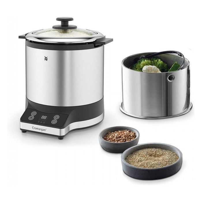 WMF 0415260011 Reiskocher mit Lunch-to-go-Box Olla arrocera de Acero Inoxidable con Caja para Llevar, 1 L WMF 0415260011 Reiskocher mit Lunch-to-go-Box Olla arrocera de Acero Inoxidable con Caja para Llevar, 1 L