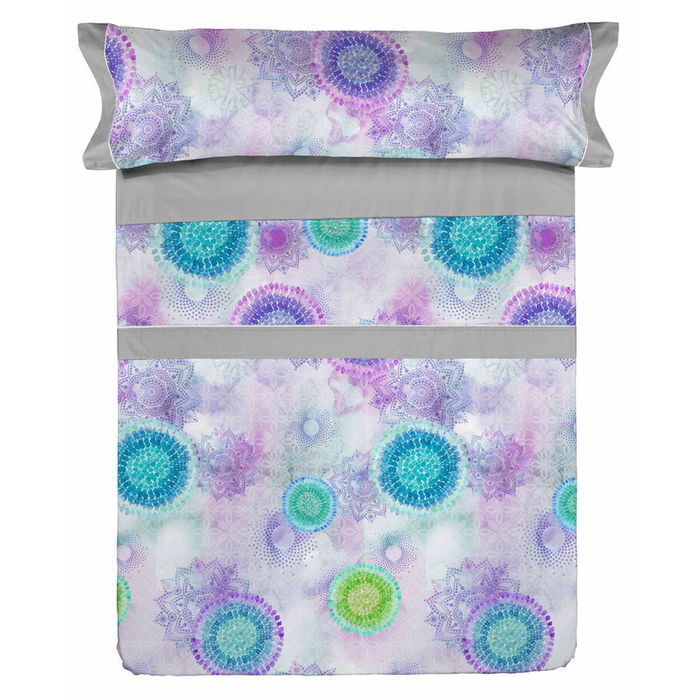 Juego de Sábanas Lois MARA Gris Cama de 90 Juego de Sábanas Lois MARA Gris Cama de 90