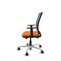 PIQUERAS Y CRESPO Silla de oficina Haches Naranja y Gris