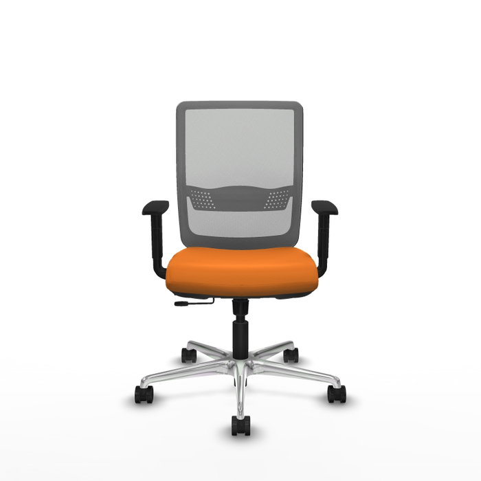 PIQUERAS Y CRESPO Silla de oficina Haches Naranja y Gris PIQUERAS Y CRESPO Silla de oficina Haches Naranja y Gris