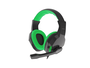 GENESIS ARGON 100 Auriculares Gaming de Diadema con Micrófono Negro/Verde