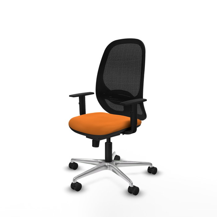 PIQUERAS Y CRESPO Silla de oficina Cilanco Naranja y Negro PIQUERAS Y CRESPO Silla de oficina Cilanco Naranja y Negro