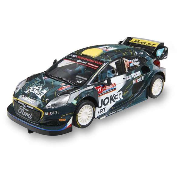 Scalextric Coche Ford Puma WRC Joker con Luz en los Faros