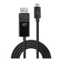 LINDY Adaptador de cable de vídeo USB Tipo C a DisplayPort 4K60 HDR 2 m Negro