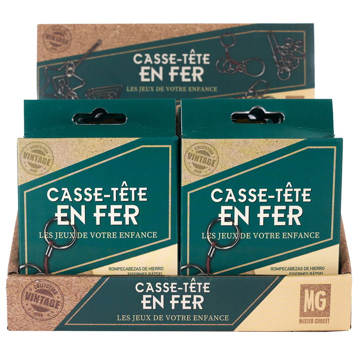 Mister Gadget Rompecabezas de Metal Vintage, Desafío Mecánico de Ingenio y Paciencia Mister Gadget Rompecabezas de Metal Vintage, Desafío Mecánico de Ingenio y Paciencia