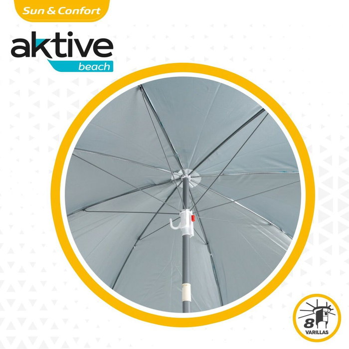 Sombrilla Aktive 180 x 193 x 180 cm 180 x 180 x 180 cm 180 x 196 x 180 cm (12 Unidades)