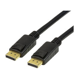 LogiLink CV0119 Cable DisplayPort 1.4 DP a DP Macho 8K/60Hz 1 m Negro - RoHS, CE