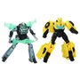 Hasbro Transformers EarthSpark Cyber-Combiner Bumblebee y Mo Malto
