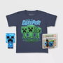 Funko Pop & Tee Minecraft Charged Creeper con Camiseta Talla XL
