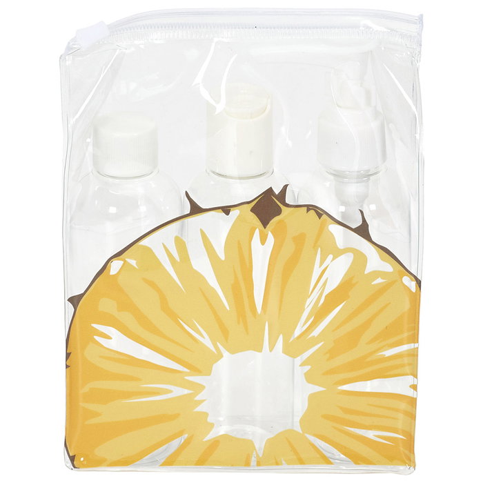 Jet Lag Kit Viaje Neceser 3 Frascos Reutilizables 100 ml