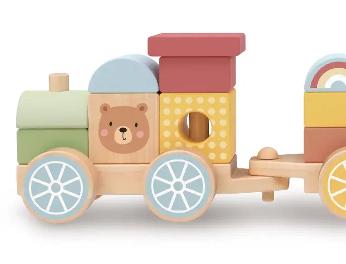 Imaginovo Tren Figuras Apilables con Ruedas