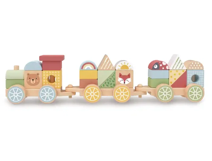 Imaginovo Tren Figuras Apilables con Ruedas