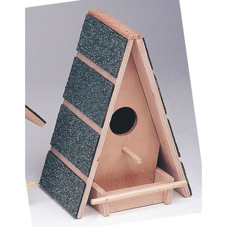 Nayeco Nido Tipi Redondo Para Periquitos con Refugio para Aves Silvestres y Clima Nayeco Nido Tipi Redondo Para Periquitos con Refugio para Aves Silvestres y Clima