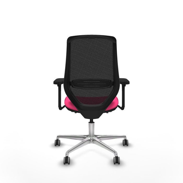 PIQUERAS Y CRESPO Silla de oficina Mardos Rosa y Negro con Mecanismo Sincro/Traslack PIQUERAS Y CRESPO Silla de oficina Mardos Rosa y Negro con Mecanismo Sincro/Traslack
