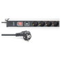 Digitus PDU DN-95435 con 12 salidas Schuko 16A y protección contra sobretensiones