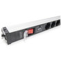 Digitus PDU DN-95435 con 12 salidas Schuko 16A y protección contra sobretensiones