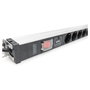 Digitus PDU DN-95435 con 12 salidas Schuko 16A y protección contra sobretensiones