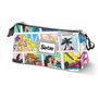 Karactermania Estuche Portatodo Triple Barbie Comic 23 x8 x11 cm con 3 Compartimentos