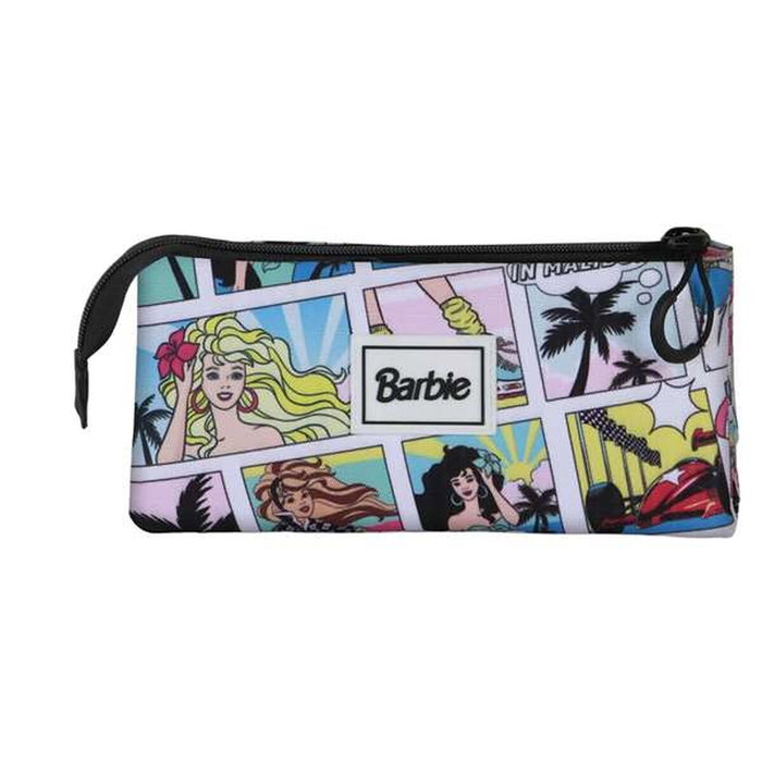 Karactermania Estuche Portatodo Triple Barbie Comic Multicolor