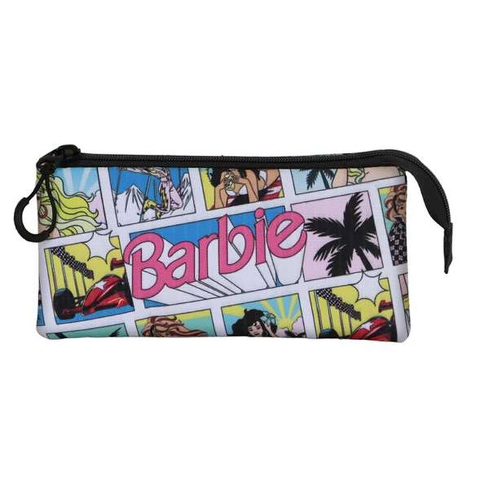 Karactermania Estuche Portatodo Triple Barbie Comic Multicolor