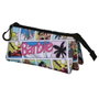 Karactermania Estuche Portatodo Triple Barbie Comic Multicolor