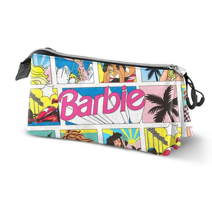 Karactermania Estuche Portatodo Triple Barbie Comic Multicolor