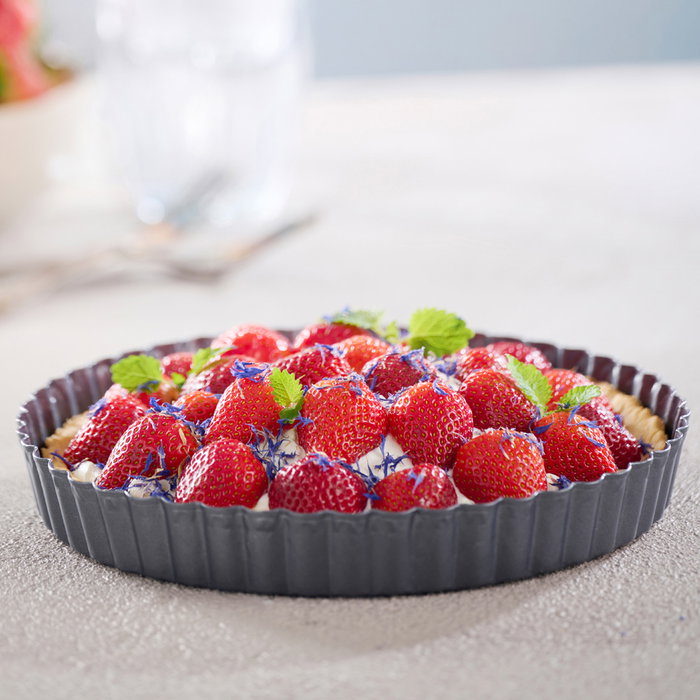 Day Molde Tarta Desmontable Gris Acero Carbonico Antiadherente Diametro 25 cm Day Molde Tarta Desmontable Gris Acero Carbonico Antiadherente Diametro 25 cm