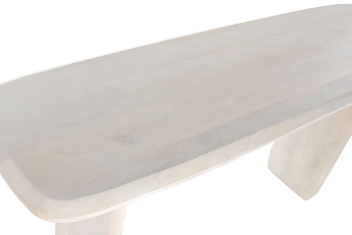 DKD Home Decor Consola Mango Blanco 152x45x76