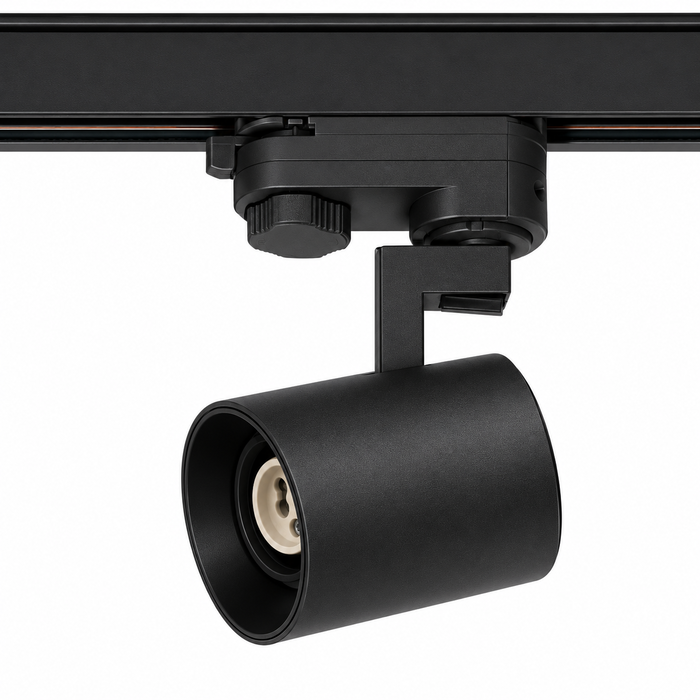 Lumiastra Foco Carril Monofásico Negro para GU10 Lumiastra Foco Carril Monofásico Negro para GU10