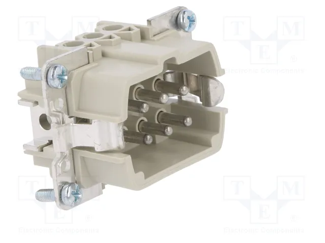 WIELAND Conector HDC macho tamaño 6 para panel