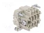 WIELAND Conector HDC macho tamaño 6 para panel