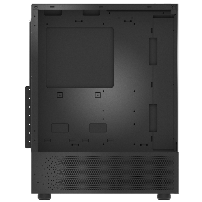 XPG Invader X Mini Midi Tower PC Caja Negro ATX 5 Ventiladores ARGB Ventana Lateral Compacta con Vista Panorámica