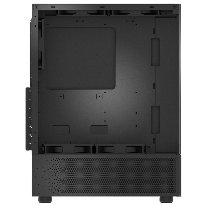 XPG Invader X Mini Midi Tower PC Caja Negro ATX 5 Ventiladores ARGB Ventana Lateral Compacta con Vista Panorámica