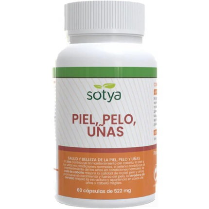 Sotya Piel, Pelo y Uñas 60 cápsulas 522mg