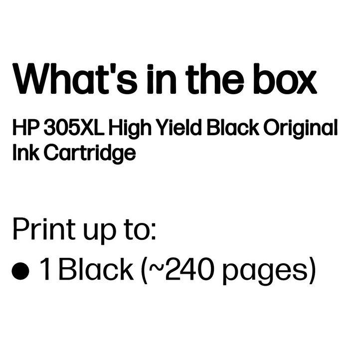 HP Tóner Negro 305XL de Alto Rendimiento - HP 305XL High Yield Black