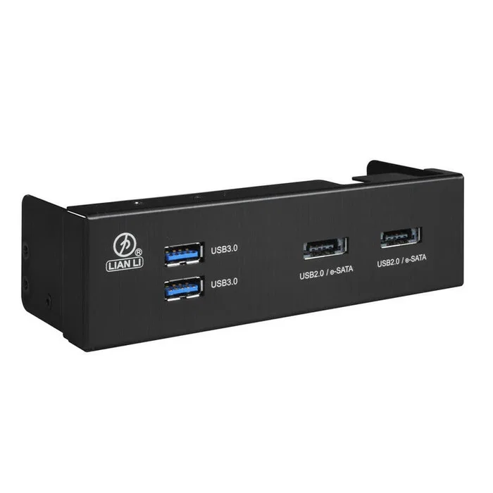 Lian Li BZ-U07B Panel Multifuncional de 5,25 Pulgadas con USB y eSATA Lian Li BZ-U07B Panel Multifuncional de 5,25 Pulgadas con USB y eSATA