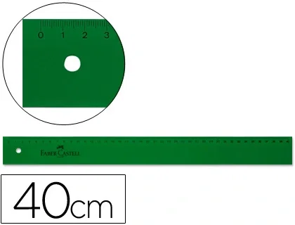 Faber-Castell Regla Técnica de 40 cm Verde