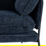 Sillón Azul Tejido-Metal Contract 95 X 80 X 79 cm