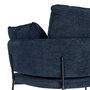 Sillón Azul Tejido-Metal Contract 95 X 80 X 79 cm