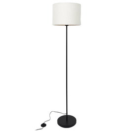 Home Deco Factory Lámpara Pie Con Pantalla Rizo Home Deco Factory Metal