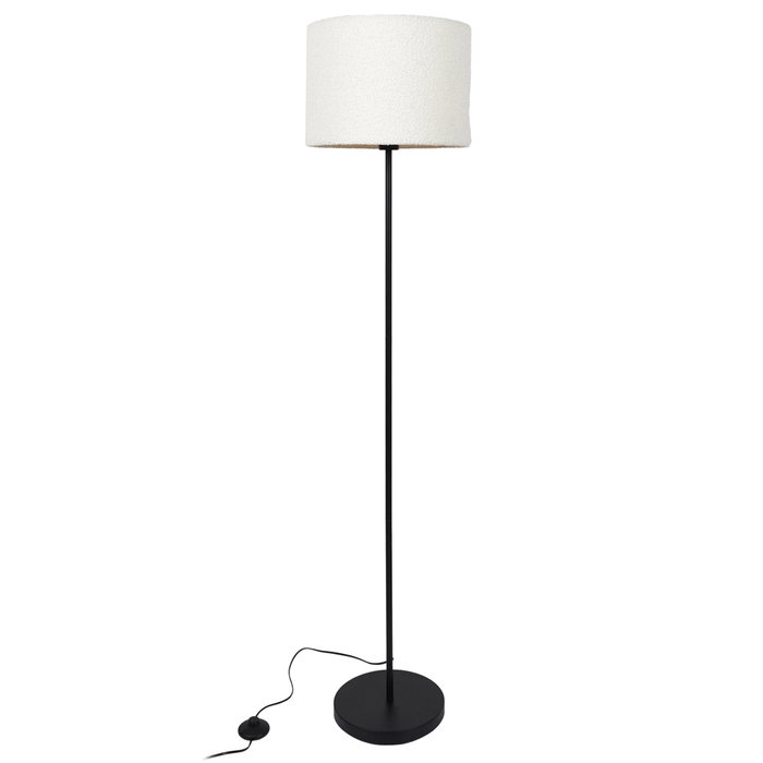 Home Deco Factory Lámpara Pie Con Pantalla Rizo Home Deco Factory Metal Home Deco Factory Lámpara Pie Con Pantalla Rizo Home Deco Factory Metal