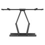 MANHATTAN Soporte TV Pared Articulado FullMotion 60-120" 120kg VESA 200x200 a 900x600 Negro