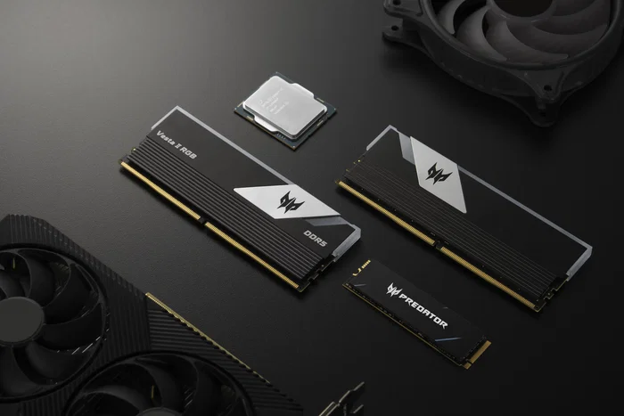 Acer Predator Vesta II DDR5 32 GB (2x16 GB) 6000 MT/s RGB Negro Acer Predator Vesta II DDR5 32 GB (2x16 GB) 6000 MT/s RGB Negro